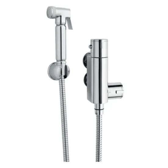 Arley Pro Chrome Thermostatic Bar Shower Valve and Douche Spray Kit