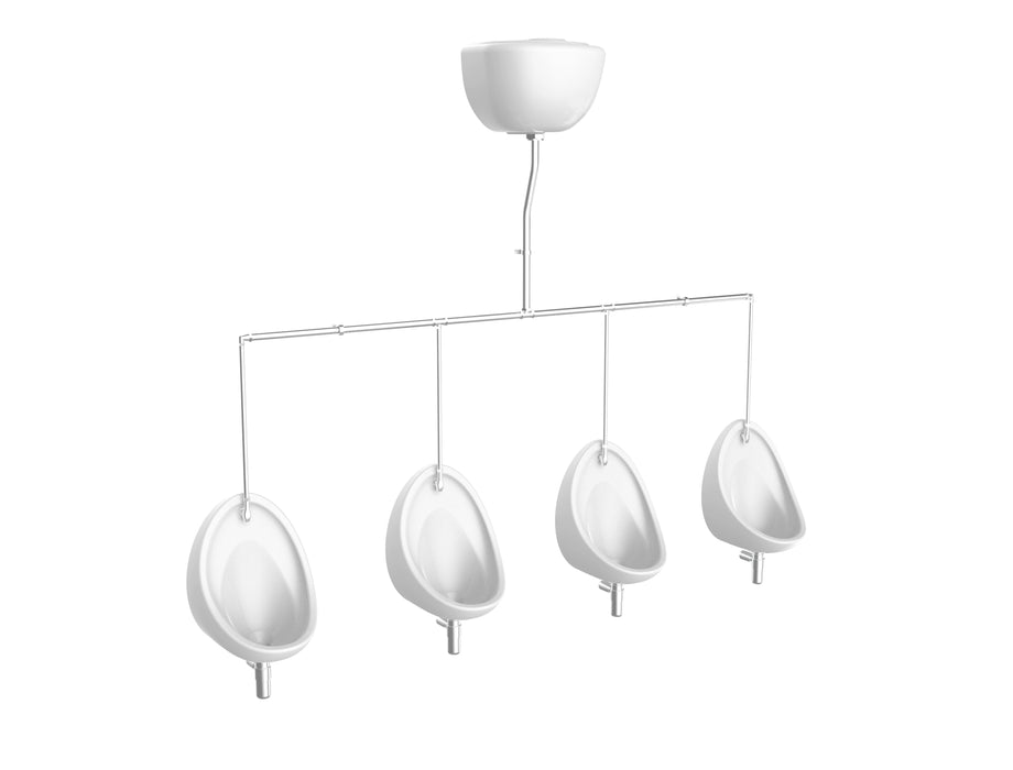 Arley Pro 4 Bowl Exposed Urinal Pack