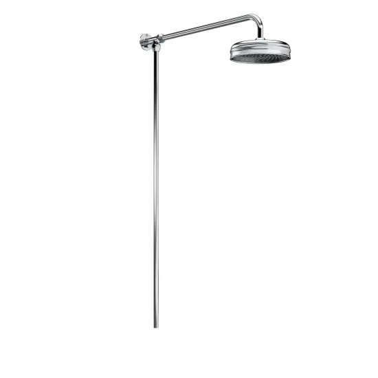 Old London Chrome Rigid Riser Shower Kit
