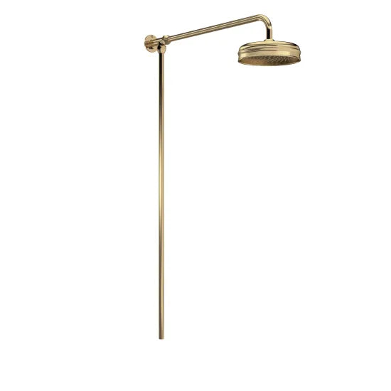 Old London Brushed Brass Rigid Riser Kit