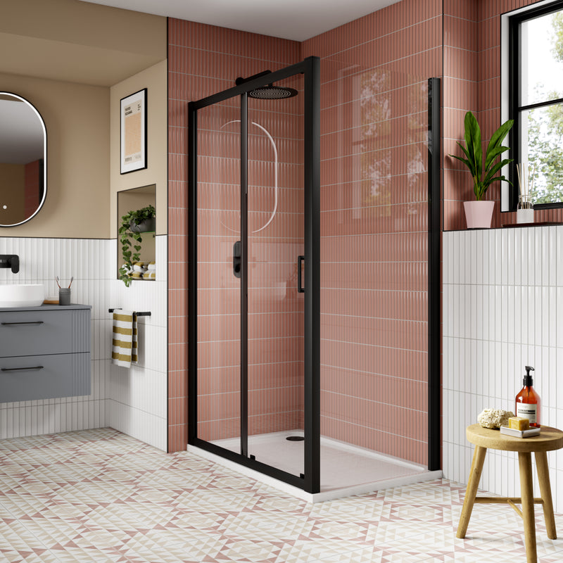 1000mm Side Panel - Matt Black