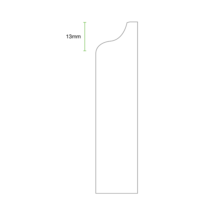 Unprimed Jive MDF Architrave
