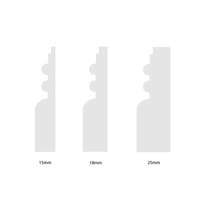 Primed Reed II MDF Architrave