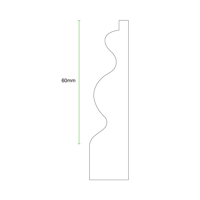 Primed Regency MDF Architrave