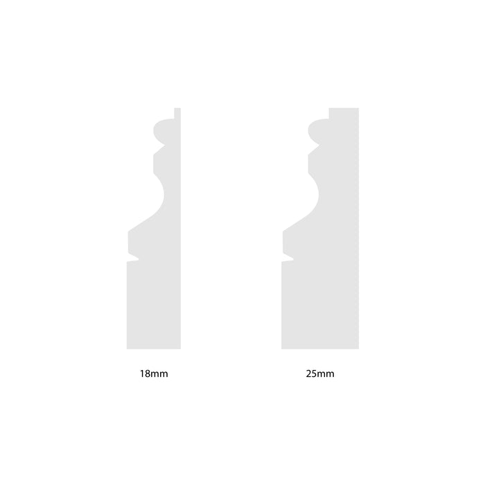 Primed Ogee MDF Architrave