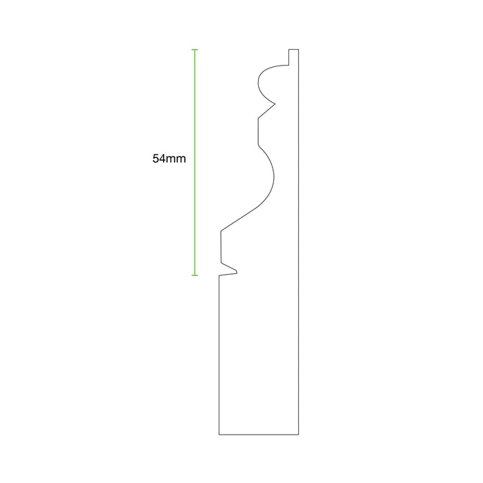 Primed Ogee MDF Architrave