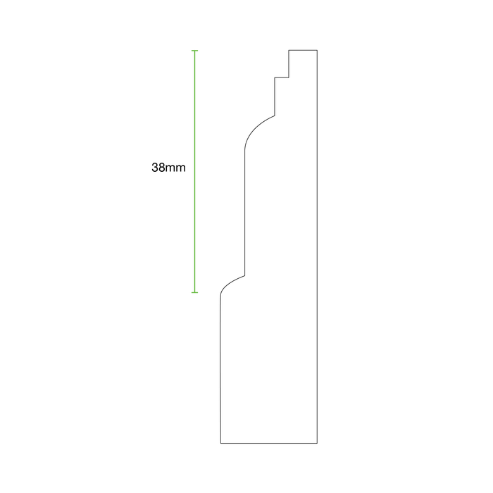 Primed Oslo MDF Architrave