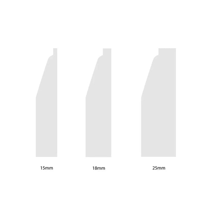 Unprimed Chamfered MDF Architrave