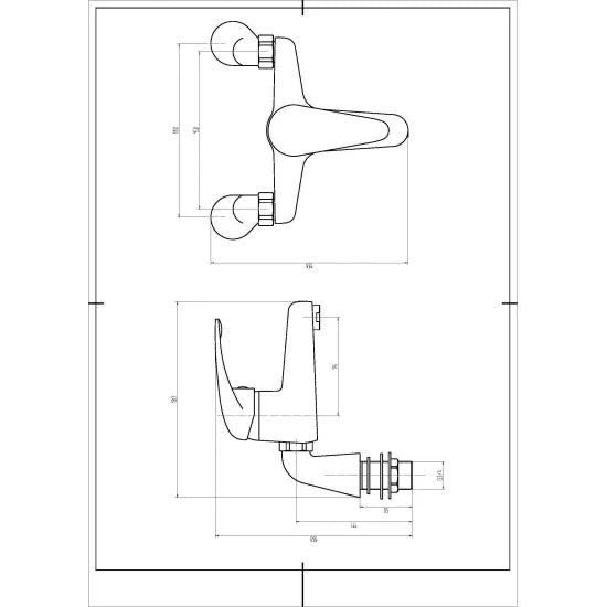 Arley Pro Croft Single Lever Bath Filler