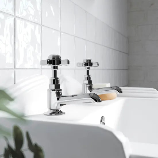 Arley Pro Laithwaite Traditional Basin Taps