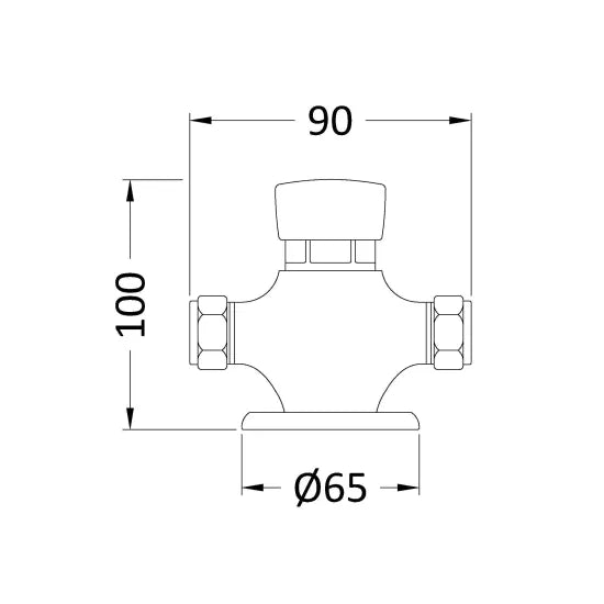 Arley Exposed Non Concussive Shower Valve