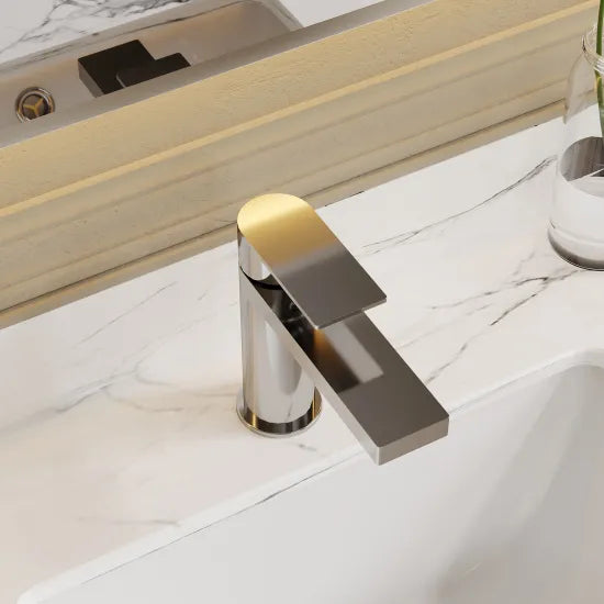 Arley Pro Privett  Mono Basin Mixer With Push Button Waste