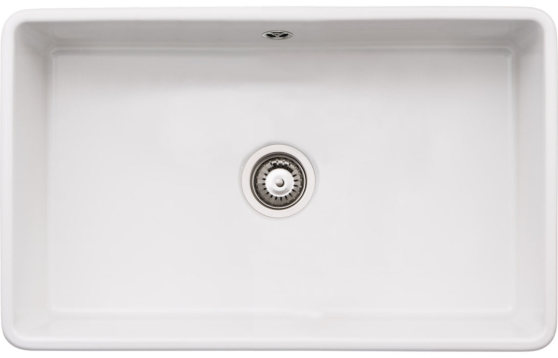 Abode Provincial Large 1B Undermount Sink - White
