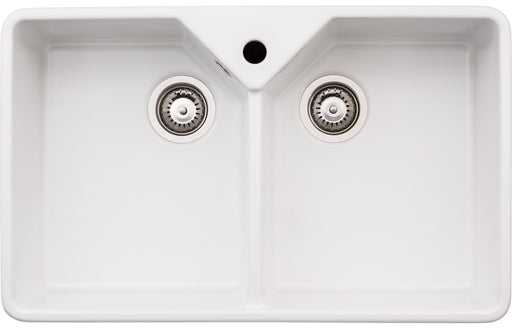 Abode Provincial Large 2B Undermount Sink - White
