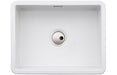 Abode Sandon Large 1B Ceramic Undermount/Inset Sink - White