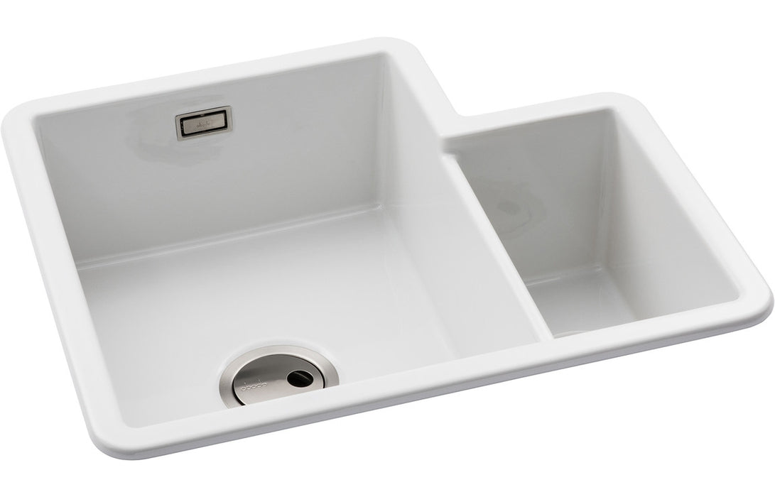 Abode Sandon 1.5B LH Ceramic Undermount/Inset Sink
