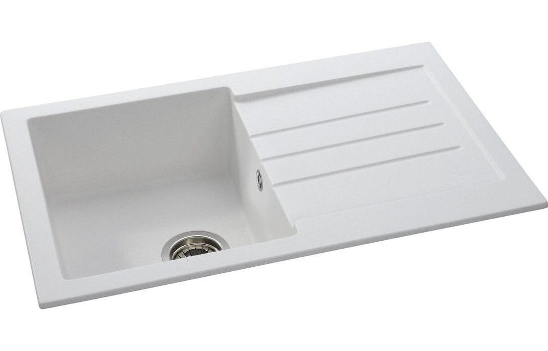 Abode Xcite 1B & Drainer Granite Inset Sink