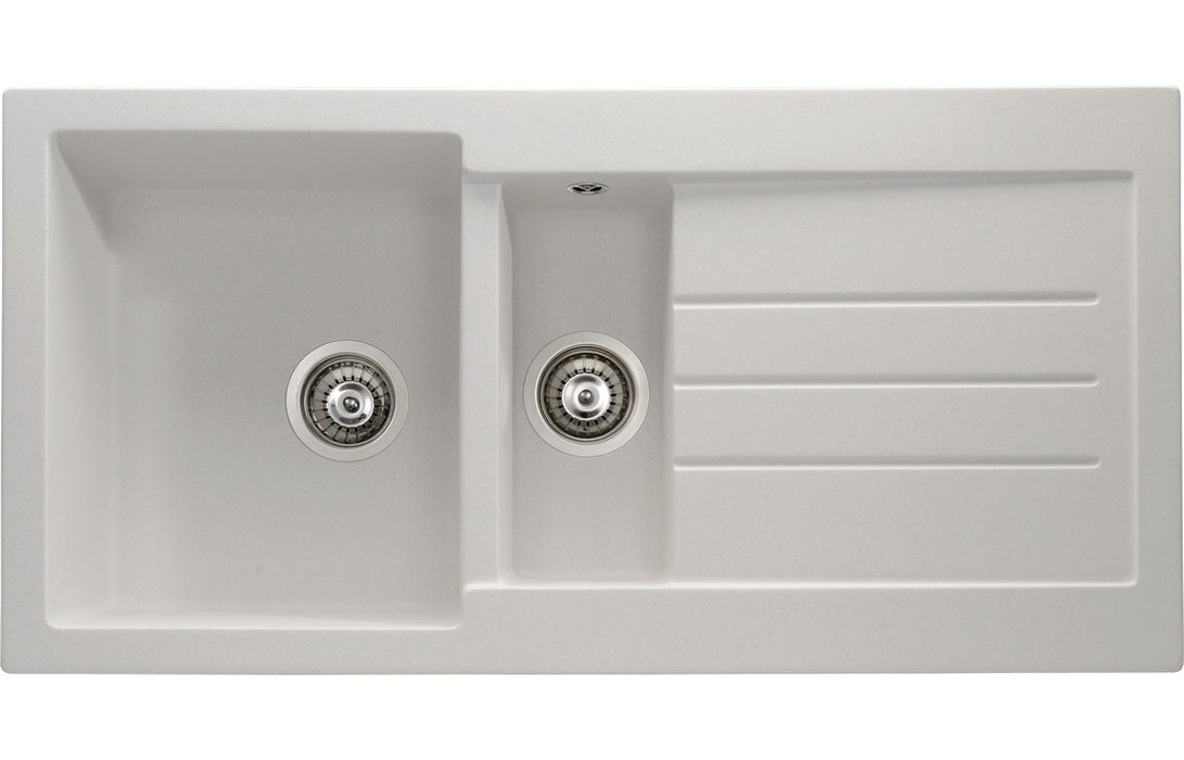 Abode Xcite 1.5B & Drainer Granite Inset Sink