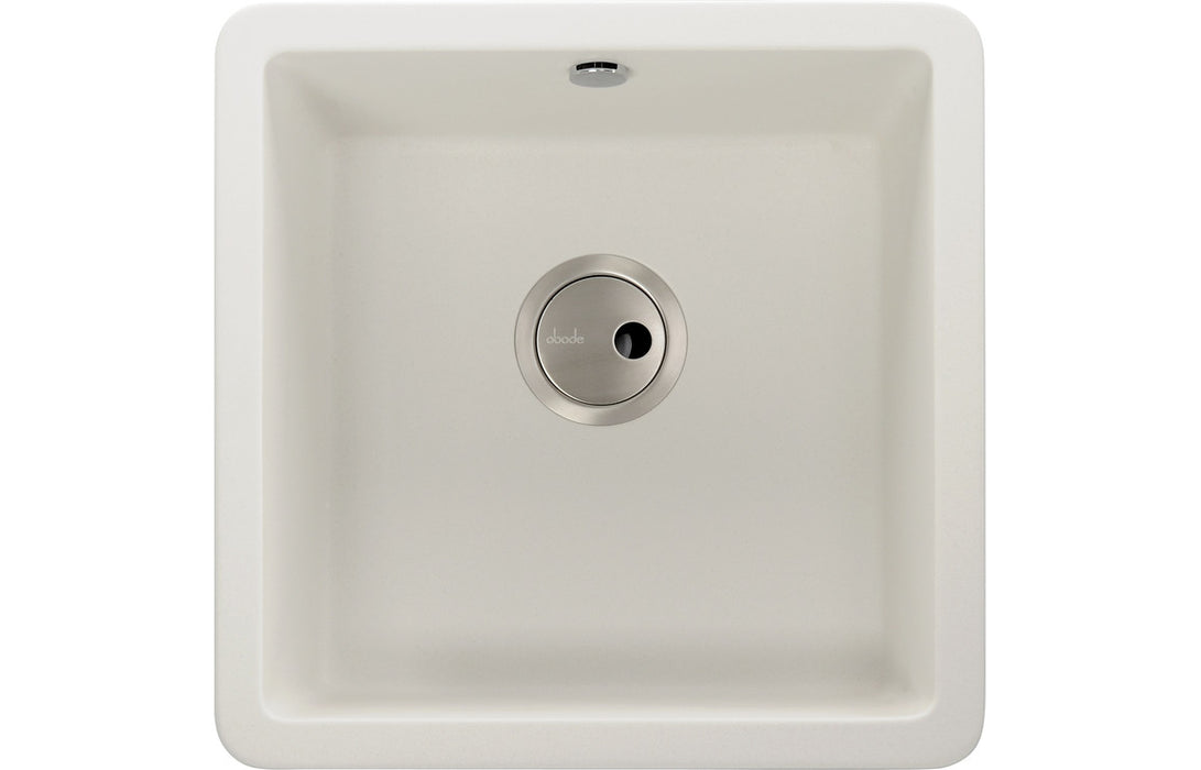 Abode Matrix Sq GR15 1B Granite Inset/Undermount Sink
