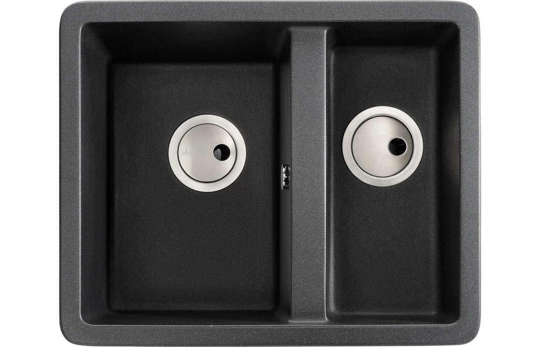 Abode Matrix Sq GR15 1.5B Granite Inset/Undermount Sink