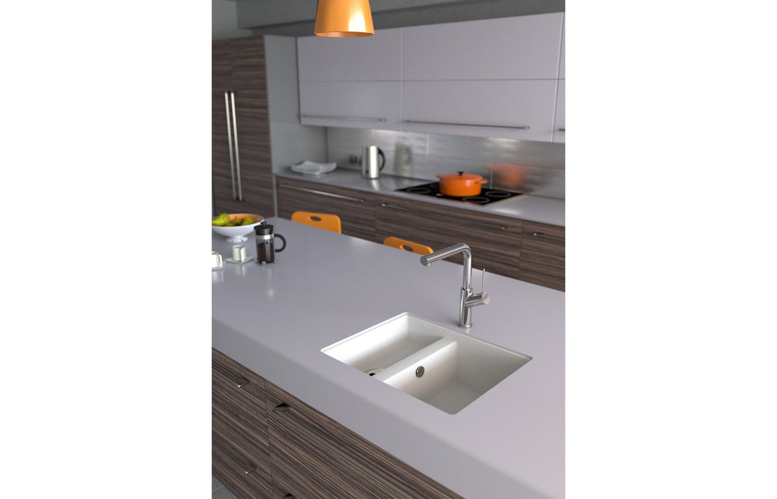 Abode Matrix Sq GR15 1.5B Granite Inset/Undermount Sink