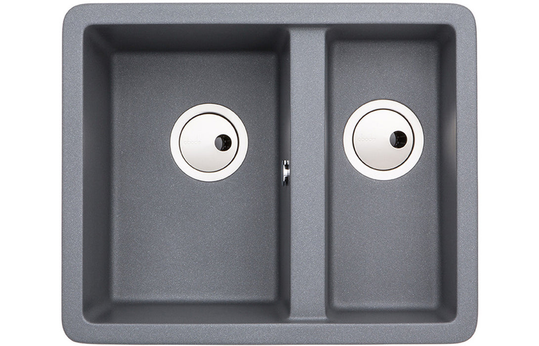 Abode Matrix Sq GR15 1.5B Granite Inset/Undermount Sink