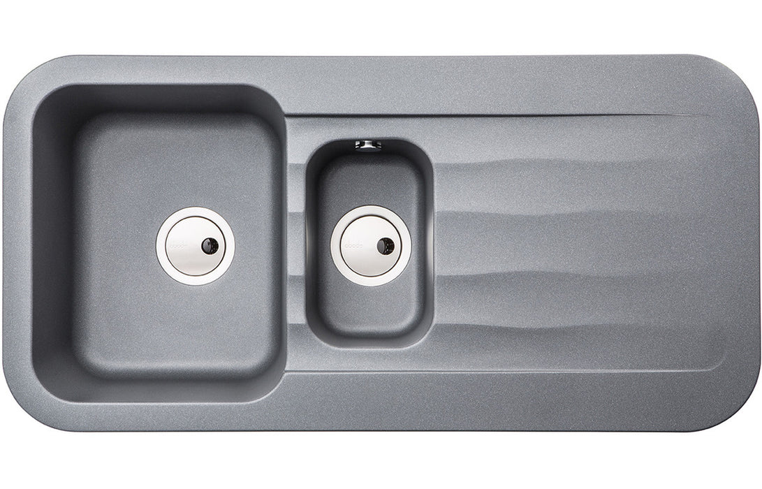Abode Dune 1.5B & Drainer Granite Inset Sink