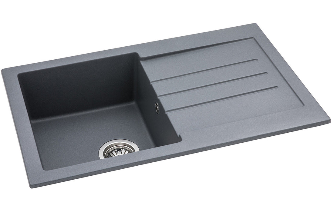 Abode Xcite 1B & Drainer Granite Inset Sink