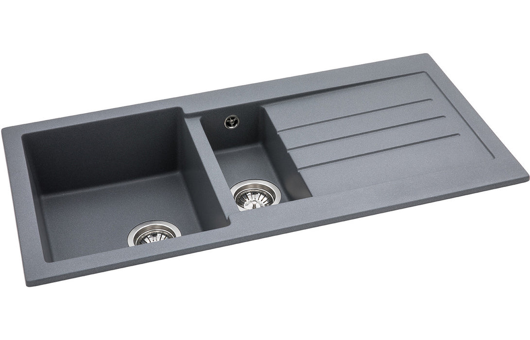 Abode Xcite 1.5B & Drainer Granite Inset Sink