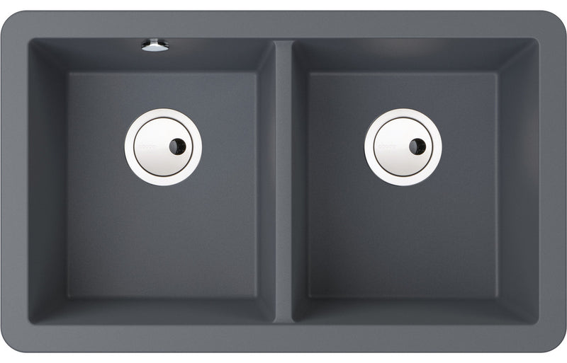 Abode Matrix Sq GR15 2B Granite Undermount Sink