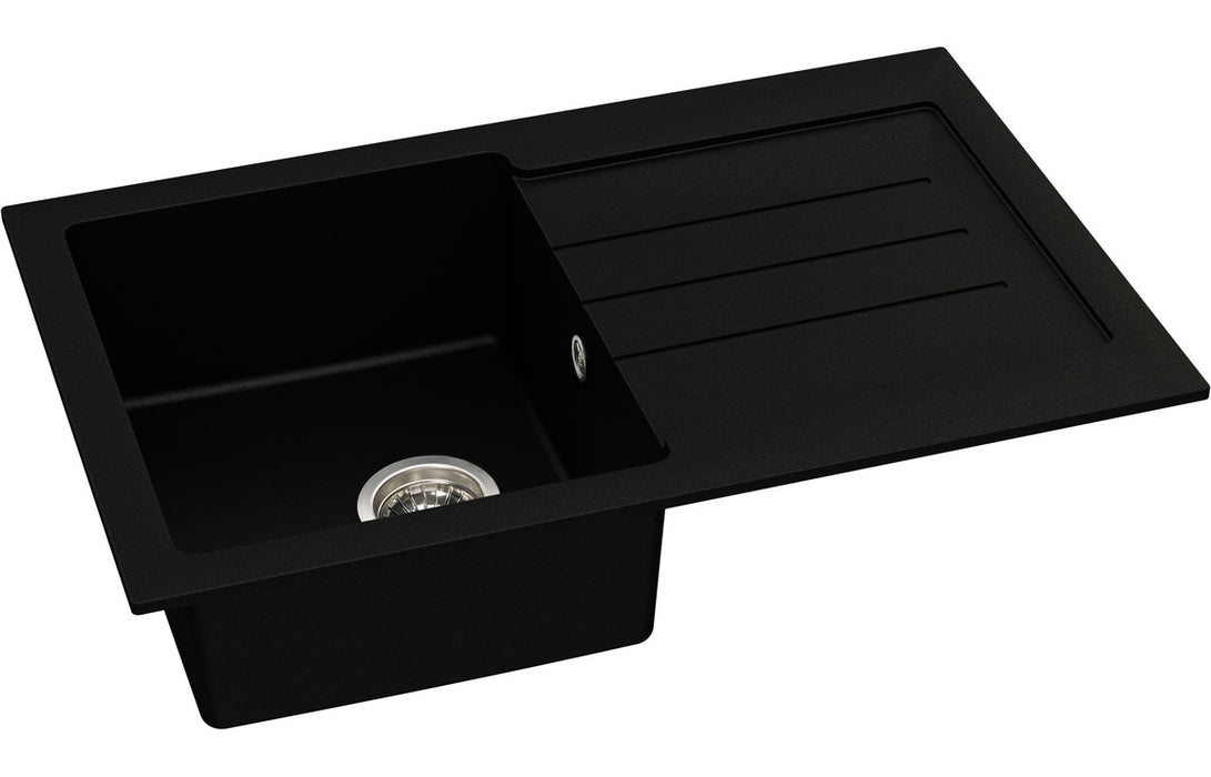 Abode Xcite 1B & Drainer Granite Inset Sink