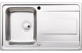 Abode Ixis Compact 1B & Drainer Inset Sink - Stainless Steel