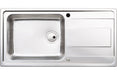Abode Ixis 1B & Drainer Inset Sink - Stainless Steel