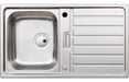Abode Neron Compact 1B & Drainer Inset Sink - Stainless Steel