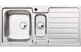 Abode Neron 1.5B & Drainer Inset Sink - Stainless Steel