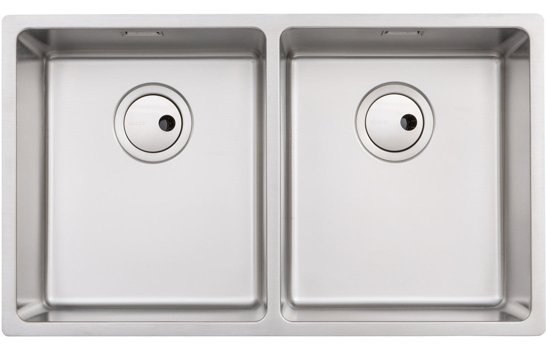 Abode Matrix R15 2B 700mm Undermount/Inset Sink - St/Steel