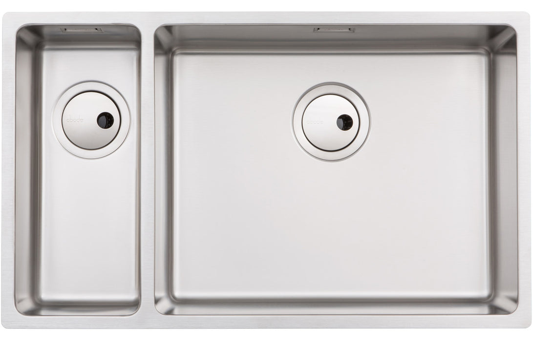 Abode Matrix R15 Large 1.5B LHMB Undermount/Inset Sink - St/Steel