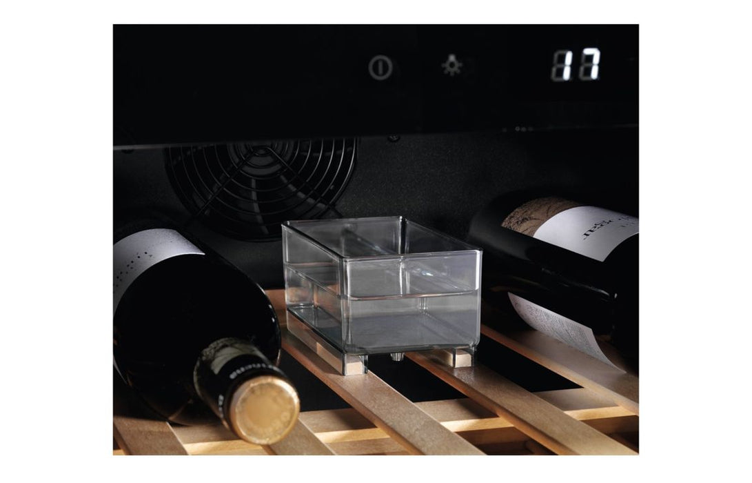 AEG AWS4052B5B B/U 60cm Wine Cabinet - Black Glass
