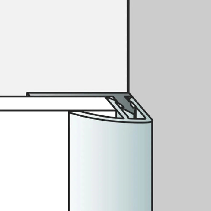 Aluminium 2 Part Finishing Profile