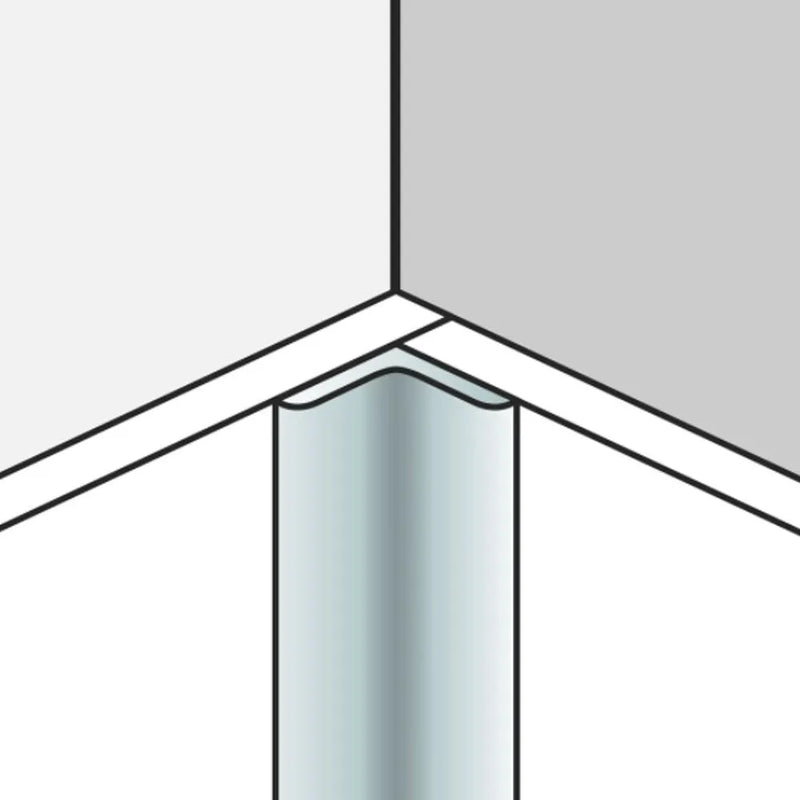 Aluminium Inside Corner Profile Black