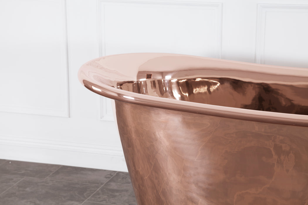 Hurlingham Alverton Copper Bath 1730x710 Freestanding Copper Bathtub