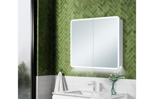 Amaya 600mm 2 Door LED Mirrored Cabinet