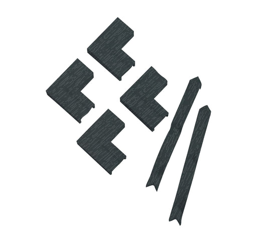 Anthracite Grey Ogee Door Architrave Fitting Kit - 6 Piece