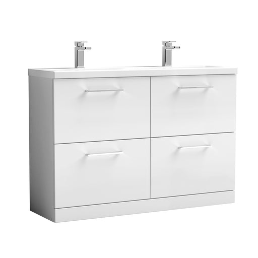Arno 1200mm Floor Standing 4 Drawer Vanity or Double Basin 2