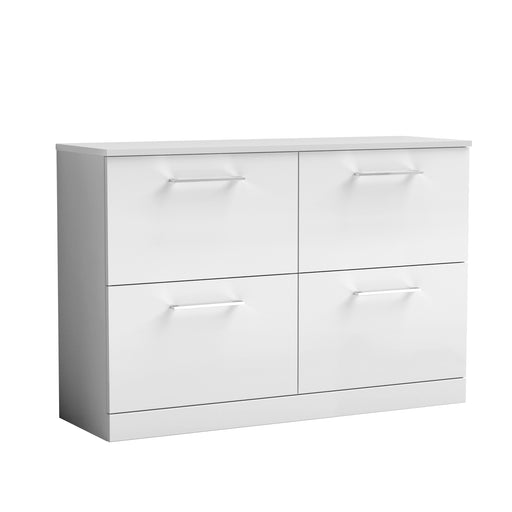 Arno 1200mm Floor Standing 4 Drawer Vanity or Worktop