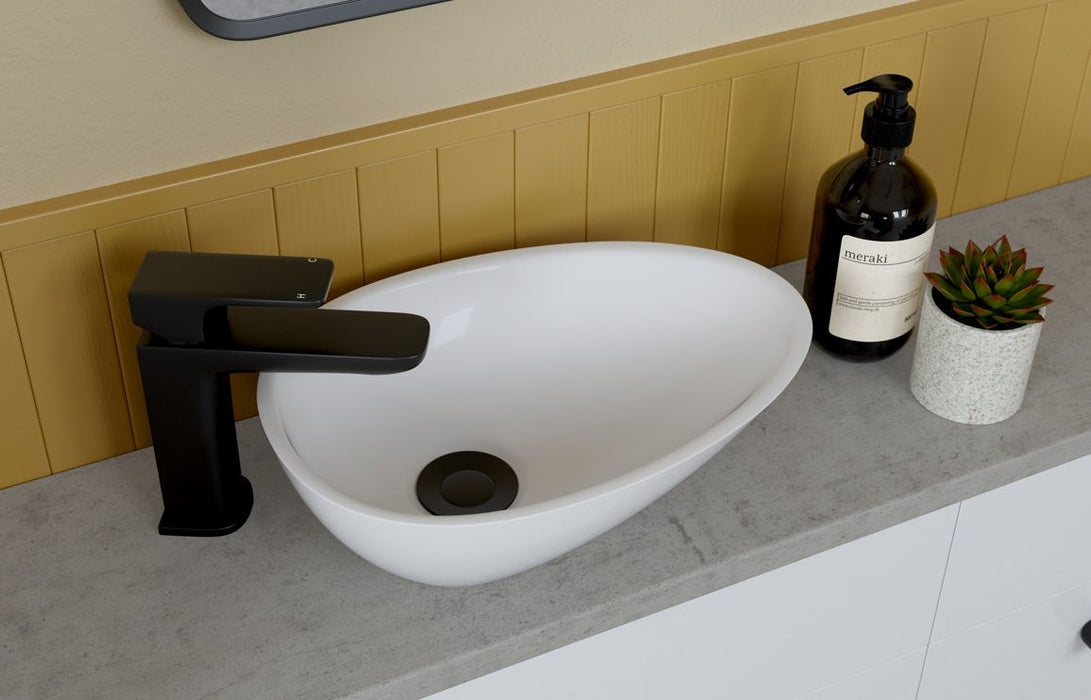 Avelline 320x220mm Mini Resin Washbowl - White