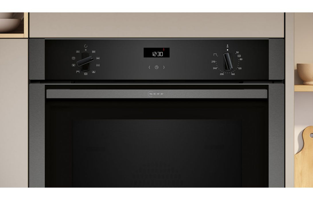 Neff N50 B1ACE4AG3B Single Electric Oven - Graphite Grey