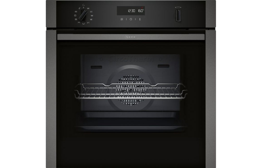 Neff N50 B2ACH7AG7B Single Pyrolytic Oven - Graphite Grey