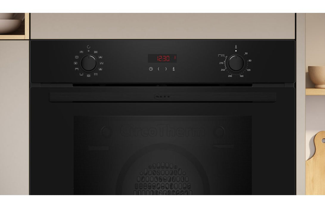 Neff N30 B2DCG7AK3B Single Pyrolytic Oven - Black