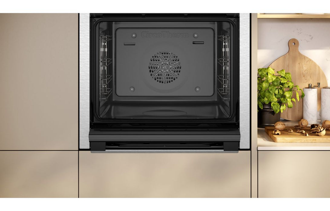 Neff N50 B3ACE4AN3B Single Slide&Hide® Electric Oven - St/Steel